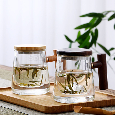 禮品訂造帶蓋雙層玻璃杯紀念品