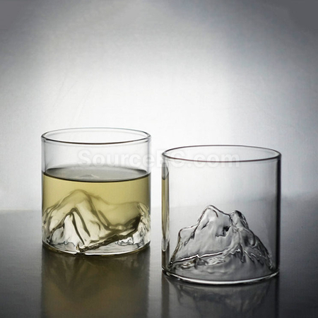 禮品訂造觀山玻璃杯紀念品