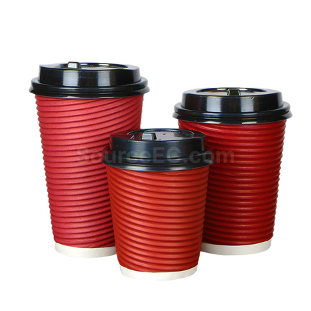禮品訂造螺紋加厚紙杯紀念品