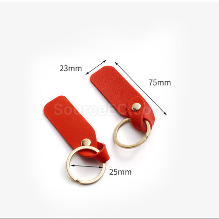 禮品訂造PU鑰匙扣紀念品