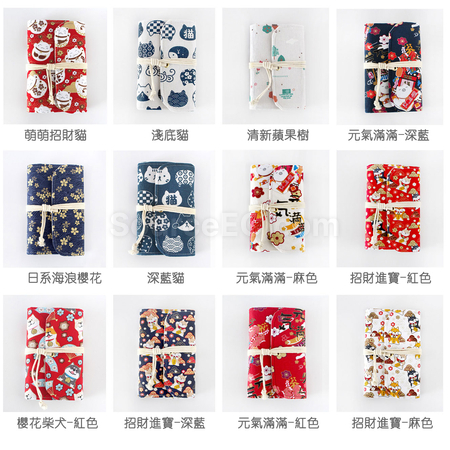 禮品訂造復古布藝活頁手帳本紀念品