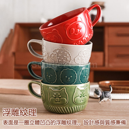 禮品訂造萌寵日式點心陶瓷杯紀念品
