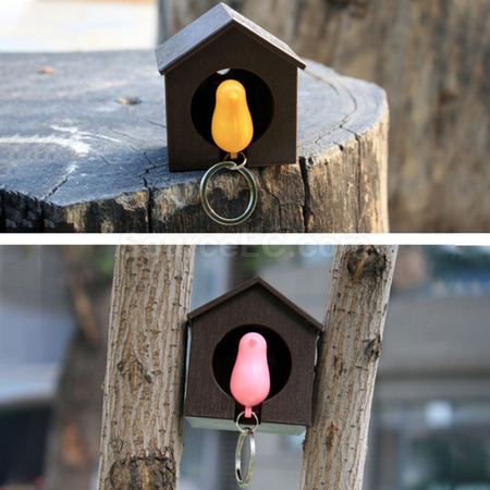 禮品訂造創意小鳥口哨匙扣紀念品