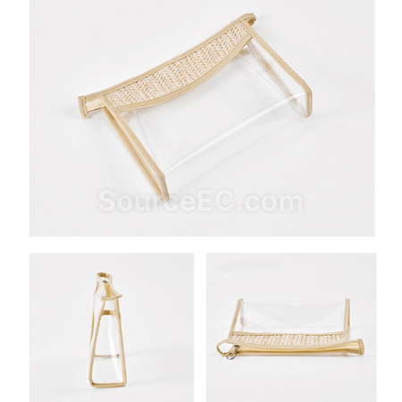 禮品訂造拉鏈編織收納袋紀念品
