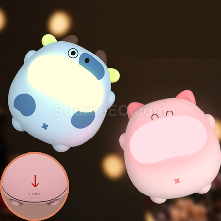 禮品訂造二合一可愛USB暖手寶+小夜燈紀念品