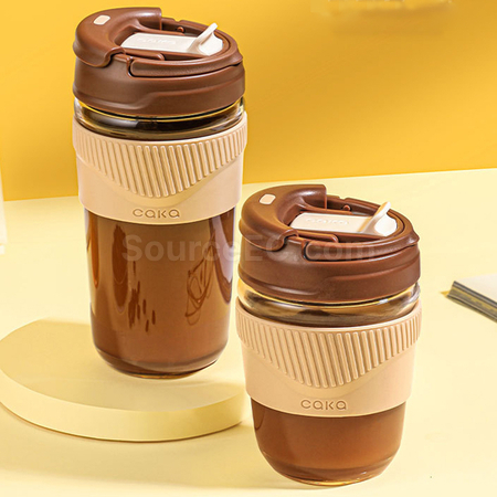 禮品訂造帶蓋玻璃杯紀念品