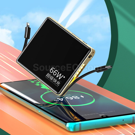 禮品訂造帶線移動電源紀念品