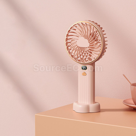 禮品訂造智能數顯便攜風扇紀念品