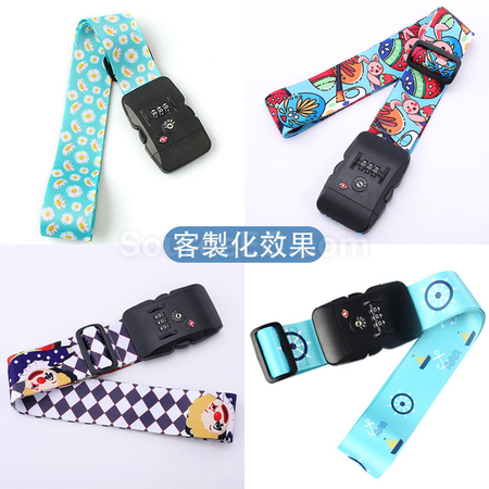 禮品訂造TSA密碼鎖行李帶紀念品