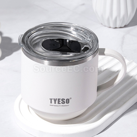 禮品訂造簡約辦公帶手柄水杯紀念品