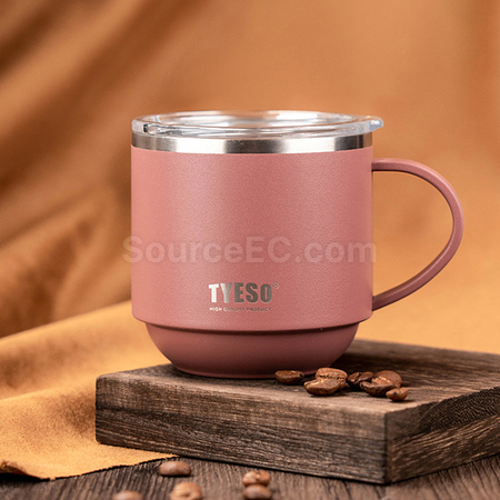 禮品訂造簡約辦公帶手柄水杯紀念品