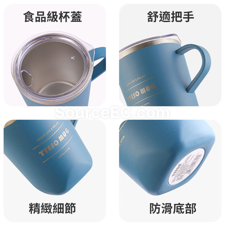 禮品訂造簡約辦公帶手柄水杯紀念品