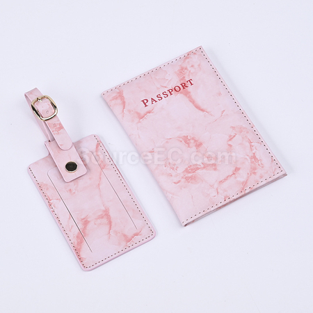 禮品訂造PU行李牌護照套裝紀念品