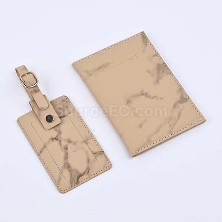 禮品訂造PU行李牌護照套裝紀念品