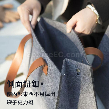 禮品訂造PU手提毛氈挎包紀念品