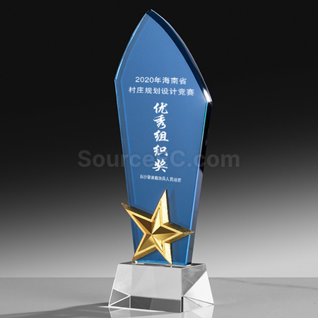 禮品訂造水晶獎座紀念品