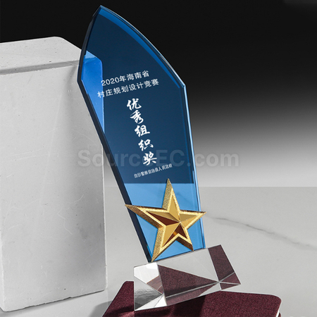 禮品訂造水晶獎座紀念品
