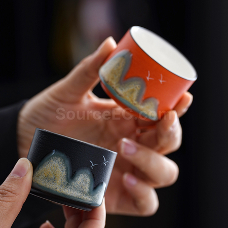 禮品訂造陶瓷茶杯套裝紀念品