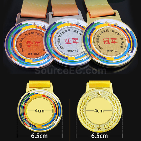 禮品訂造點漆彩色獎牌紀念品
