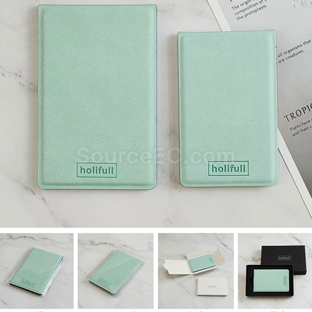 禮品訂造PU套不銹鋼鏡子紀念品