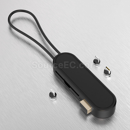 禮品訂造3合1磁吸充電線紀念品