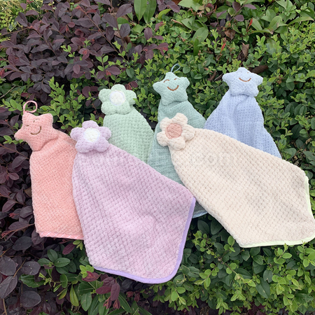禮品訂造星星花朵毛巾紀念品