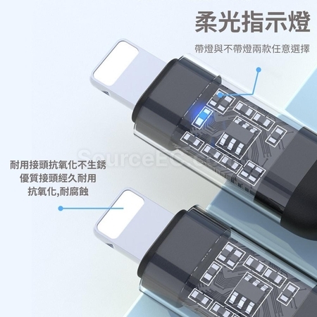 禮品訂造透明蘋果快充充電線紀念品
