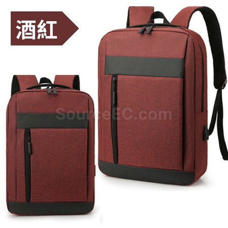 禮品訂造USB充電時尚後背包紀念品