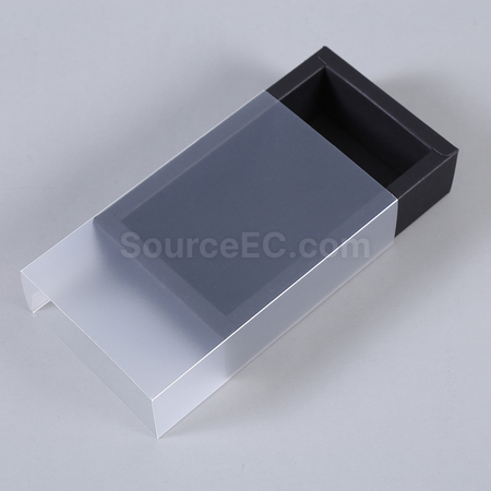 禮品訂造抽屜式磨砂透明包裝盒紀念品