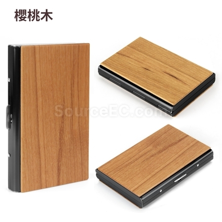 禮品訂造典雅木質信用卡收納盒紀念品