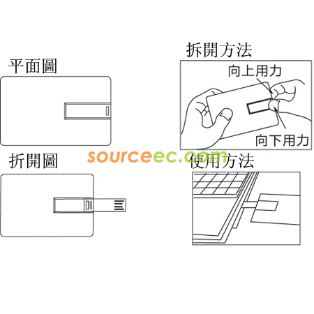 禮品訂造卡片USB手指紀念品