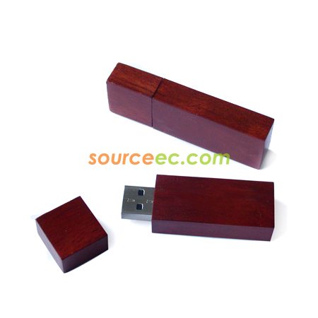 禮品訂造紅木USB手指紀念品