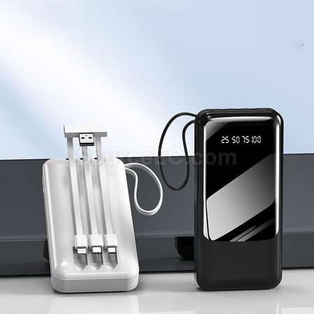 禮品訂造自帶線移動電源紀念品