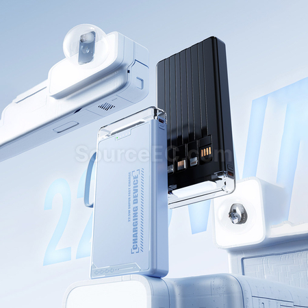 禮品訂造自帶線移動電源紀念品