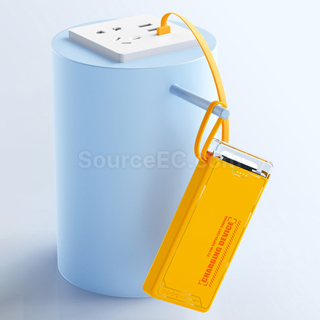 禮品訂造自帶線移動電源紀念品