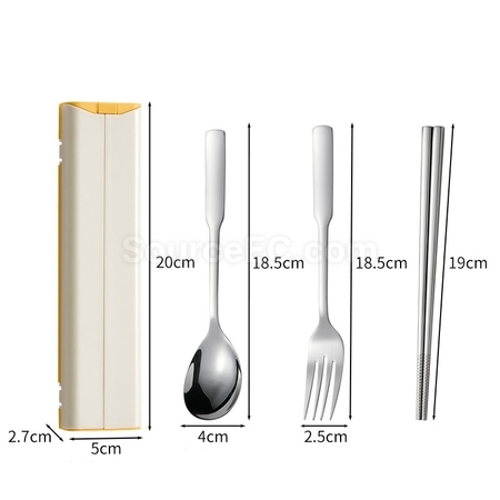 禮品訂造不銹鋼自備餐具套裝紀念品