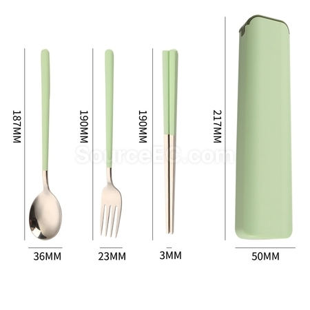 禮品訂造不銹鋼自備餐具套裝紀念品
