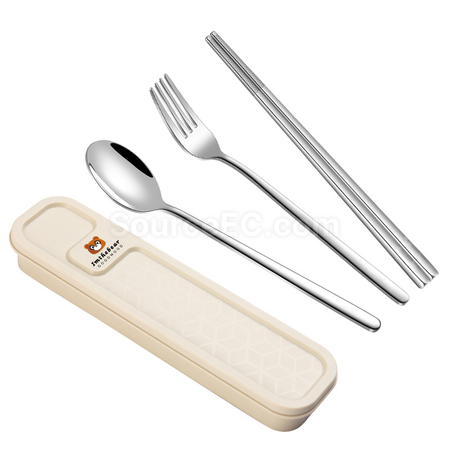 禮品訂造不銹鋼自備餐具套裝紀念品