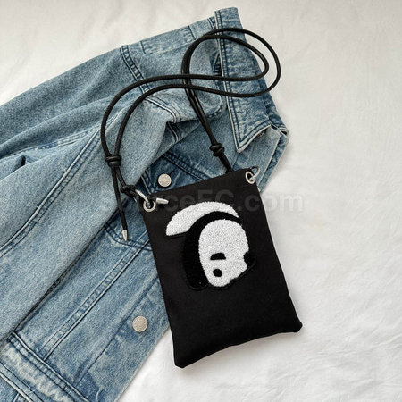 禮品訂造熊貓輕便斜挎袋紀念品