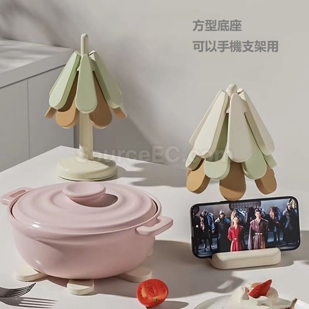 禮品訂造矽膠隔熱餐墊鍋墊杯墊紀念品