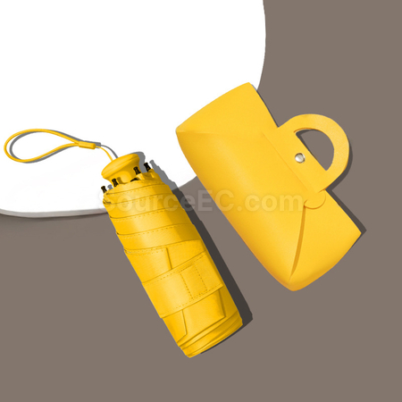 禮品訂造拎包五摺黑膠雨傘紀念品