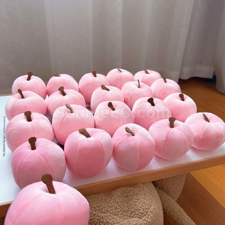 禮品訂造減壓蘋果毛絨公仔紀念品