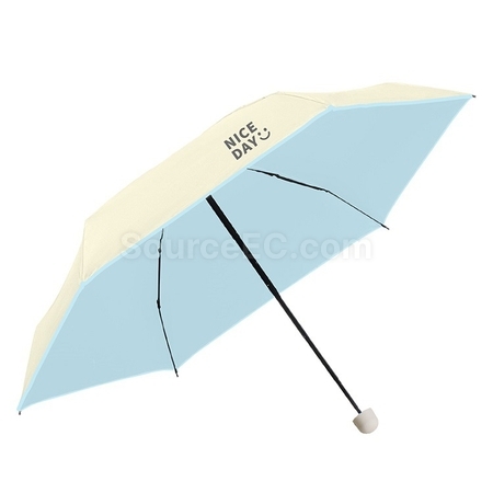 禮品訂造五摺彩膠晴雨傘紀念品