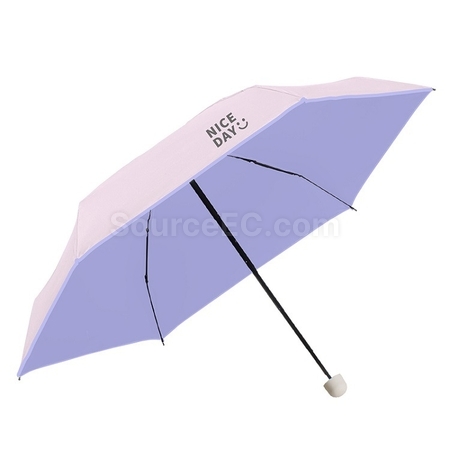 禮品訂造五摺彩膠晴雨傘紀念品