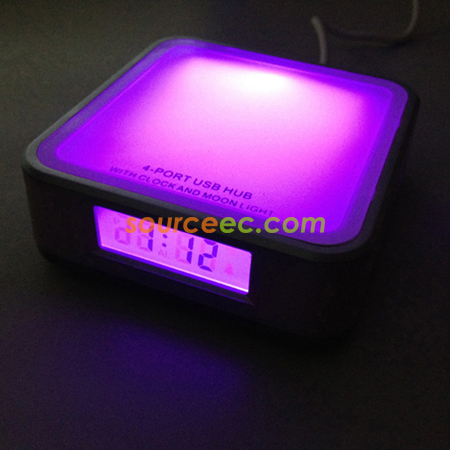鬧鐘幻彩燈USB分享器