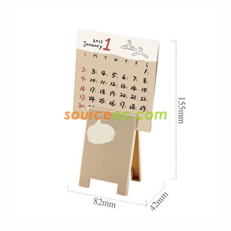禮品訂造簡約創意臺曆紀念品