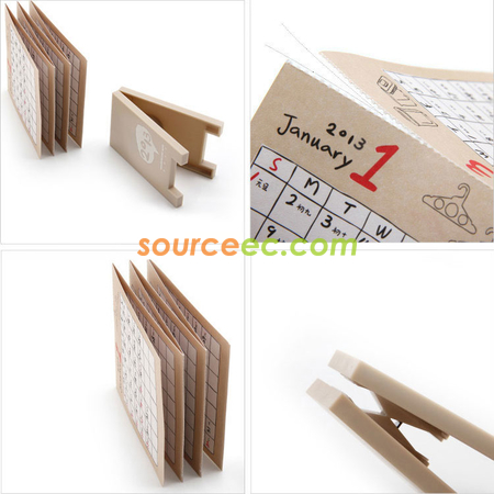 禮品訂造簡約創意臺曆紀念品