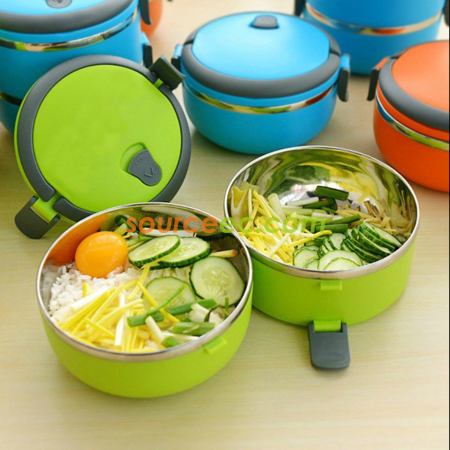 禮品訂造雙層保溫飯盒紀念品