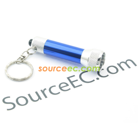 禮品訂造帶鑰匙圈手電筒紀念品
