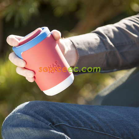 禮品訂造340ML Gattola塑料鈕釦杯紀念品